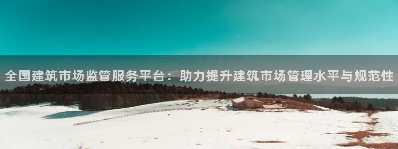 新航海娱乐会所地址查询：全国建筑市场监管服务平台：助力提升建筑市场管理水平与规范性