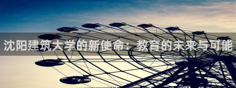 新航娱乐黑：沈阳建筑大学的新使命：教育的未来与可能